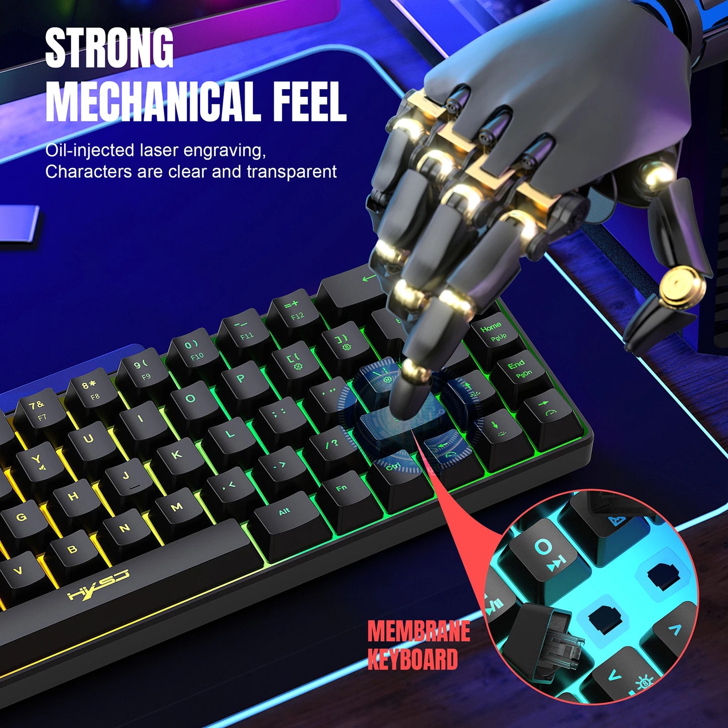 Teclado gamer Mini