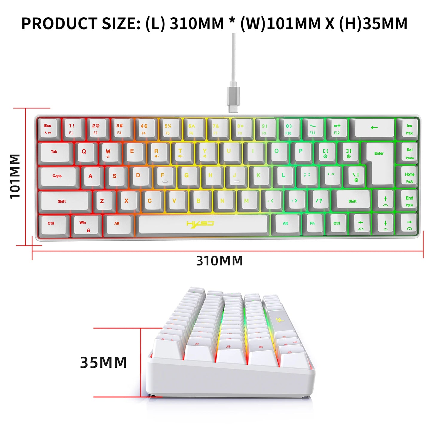 Teclado gamer Mini